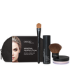 ASAP Pure Mineral Perfection makeup pack contains Mineral Base, Skin Perfecting Mineral Foundation (Choice of Colour), Foundation Brush, Kabuki Brush, Deluxe Makeup Bag